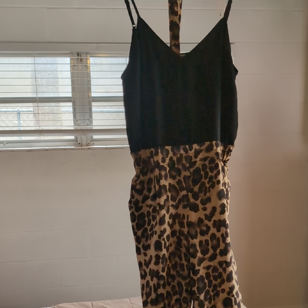 Charlotte Russe Black and Silver Shimmer Top